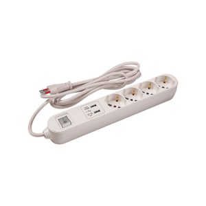 Alargue CONTACTUM 4 schucko + 2 USB  3 mts(717510)