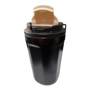 Vaso termico 400ml c/tapa NEGRO