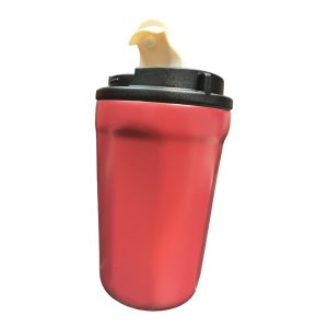 Vaso termico 400ml c/tapa BORDEAU