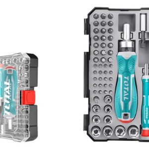 SET DESTORNILLADOR CON 55 PIEZAS Y ESTUCHE TACSD30556