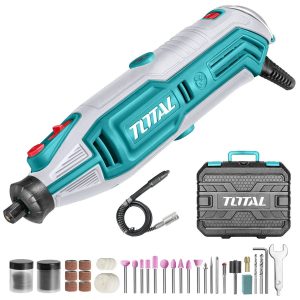 Mini torno TOTAL 130W c/109 accesorios TG513326