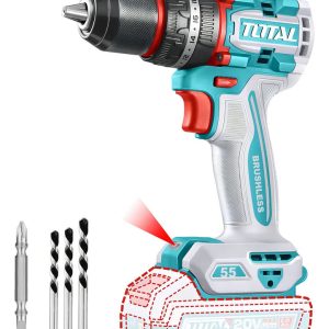 Taladro atorn.TOTAL 20V BRUSHLESS sin bat/sin carg.