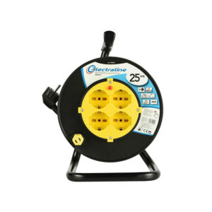 Alargue ELECTRALINE 25mts 4 schucko