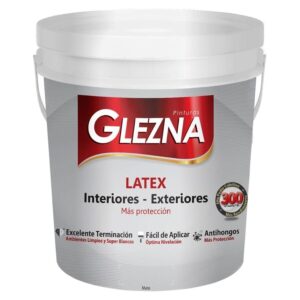 Látex GLEZNA exterior-interior BLANCA 18 litros
