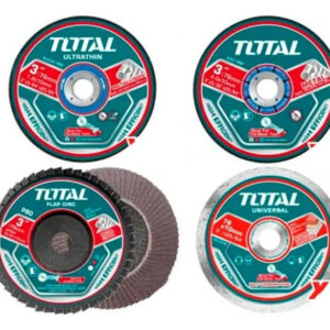 Set discos TOTAL 3" p/mini amoladora TAC97630
