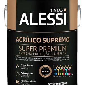Acrilico supremo premium mate ALESSI 18 lt(negra/dorada)