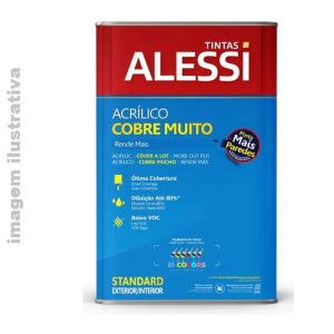 Acrílico ALESSI CUBRE MUCHO 18lt (REND.500M) LATA AZUL