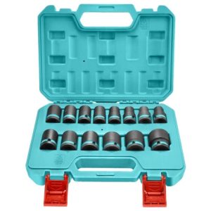 Set 14 dados impacto TOTAL enc.1/2" EN VALIJA