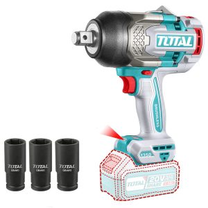 Llave impacto TOTAL 1350W 20V sin bat sin carg
